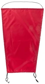Slnečná clona na kočík New Baby Basic red