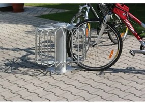 Vonkajší stojan na bicykle na zem 360°, pre 10-18 bicyklov