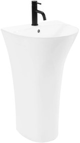 Rea Rita Slim, voľne stojace umývadlo 480x420x835mm, biela lesklá, REA-U9901