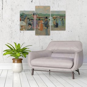 Obraz - Jean-Louis Forain, The Races at Longchamp, reprodukcia (90x60 cm)