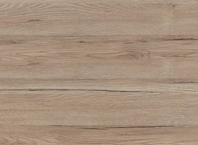 Vysoký regál so zásuvkami Cariba, dub san remo/biela