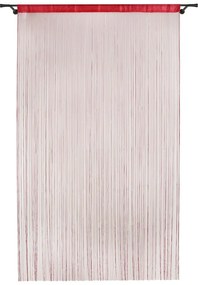 Červený záves do dverí 100x200 cm String – Mendola Fabrics
