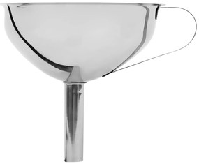 Kovový lievik so sitkom Chrome, (fi) 13 cm
