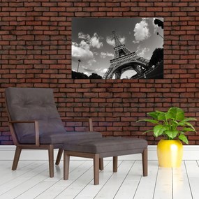 Obraz - Eiffelova veža v Paríži (90x60 cm)