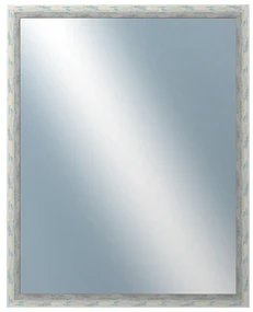 DANTIK - Zrkadlo v rámu, rozmer s rámom 80x100 cm z lišty PAINT zelená veľká (2964)