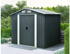 Záhradný domček BestBerg ZDB-4A / 4,1 m² / 236 x 174 x 206 cm / šedá