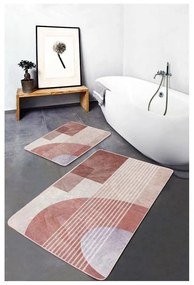 Zamatové kúpeľňové predložky v súprave 2 ks 60x100 cm – Mila Home