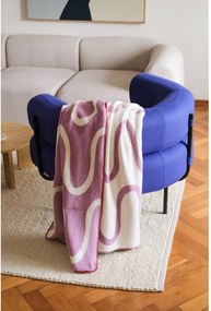 Ružová deka 150x200 cm Swirl – noo.ma