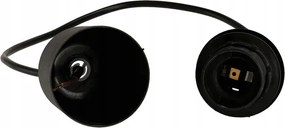 BERGE LED luster závesné stropné svietidlo E27 priehľadný sklenený štvorec