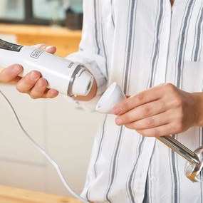 Black+Decker BXHBA600E Tyčový mixér, biela