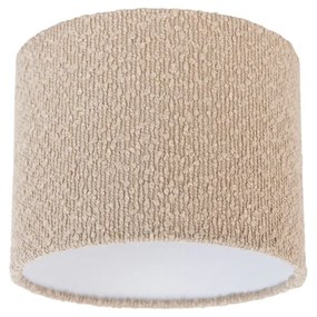 Látkové tienidlo béžové s látkou Teddy 18/18/14