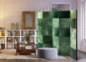 Paraván - Green Puzzle II [Room Dividers] Veľkosť: 225x172, Verzia: Obojstranný