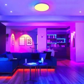 Aigostar-LED RGBW Stmievateľné kúpeľňové svietidlo LED/18W/230V pr. 30 cm IP44+DO