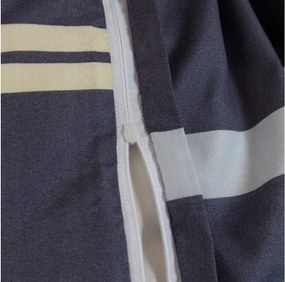 Obliečky z mikrovlákna TARTAN tmavomodré Rozmer obliečky: 2 ks 70 x 80 cm | 160 x 200 cm