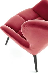 Relaxačné kreslo Tawanna (bordová). Vlastná spoľahlivá doprava až k Vám domov. 1039529