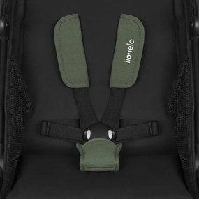 Lionelo - Športový kočík AZURA čierna/zelená