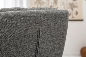 Stolička konzolová Comfort štruktúrovaný materiál sivá