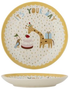 Bloomingville Keramický tanier Celebrate Yellow Ø 16 cm