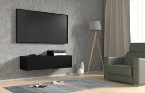 TV stolík/skrinka Banksy 120 (čierna). Akcia -18%. Vlastná spoľahlivá doprava až k Vám domov. 1124899