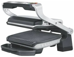 Tefal - Kontaktný gril OPTIGRILL+ INOX WAFFLES 2000W/230V čierna/chróm
