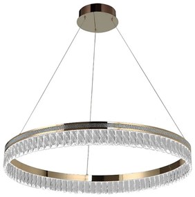LED stmievateľný krištáľový luster na lanku THALIA LED/55W/230V 3000-6000K + diaľkové ovládanie