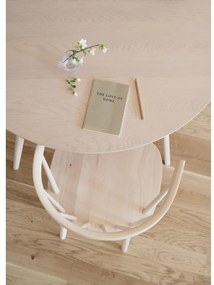 Okrúhly jedálenský stôl s doskou v dubovom dekore 115x115 cm Yumi - Rowico