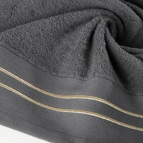 BAVLNENÝ UTERÁK OLIVIA 30X50 CM TMAVOSIVÁ