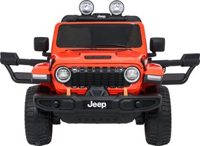 Ramiz Jeep Wrangler Rubicon LIFT elektrické autíčko pre deti oranžové
