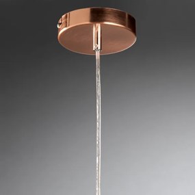 ONLI - Luster na lanku DODO 1xE27/22W/230V medená