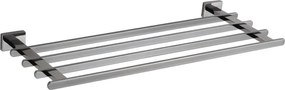 Mexen Arno, polica na uterák, čierny chróm, 7020720-73