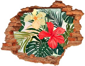 Nálepka fototapeta 3D výhľad Havajské kvety nd-c-85640052