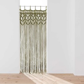 Kaki záves do dverí 90x200 cm Macarena – douceur d'intérieur