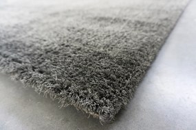 Koberec Microsofty 8301 Dark Grey – sivý shaggy obdĺžnik Rozmer: 200x290 cm