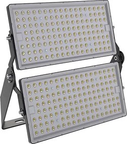 LED reflektor 500 W/230 V, 4000 K, IP65, šedý