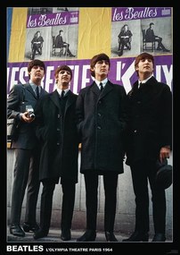 Plagát, Obraz - Beatles - Paris 1964, (59.4 x 84.1 cm)