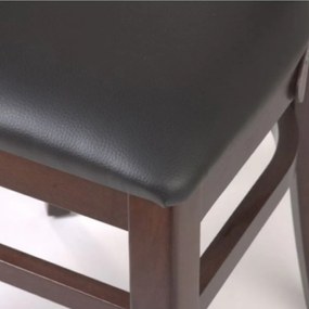 XTON 04 UP AMERICAN WALNUT DREVENÁ STOLIČKA S PODSEDÁKOM brown