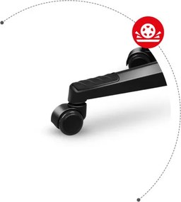 Herná stolička Force - 4.7 sivá mesh