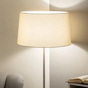 Brilagi - LED stojacia lampa CERIA 1xE27/40W/230V priemer 45 cm béžová/matný chróm