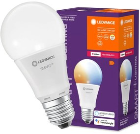 E27 A60 9W 806lm CCT LEDVANCE SMART+ ZigBee stmievateľná LED žiarovka