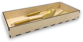 usporadejto.cz Organizér do zásuvky, vložka do zásuvky, drevený VASKY, 45,5 x 20 x 6 cm