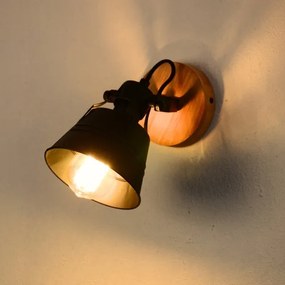 Globo 15466S-1 - Nástenné bodové svietidlo GÜNTHER 1xE27/60W/230V