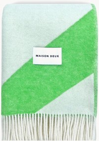 Vlnená deka's cik-cakovým vzorom Swirl