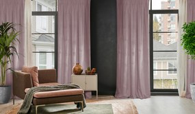 ZATEMŇOVACÍ ZÁVES NA PÁSKE ROSA 135X300 CM PÚDROVÁ