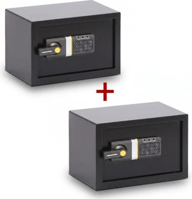 Nábytkový sejf s elektronickým zámkom 1+1 ZADARMO, 200 x 310 x 200 mm