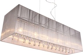 Závesné svetlo Venezia Grey - 110*30cm / 5*E14