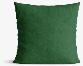 Goldea dekoračná obliečka na vankúš malaga - tmavo zelená 40 x 40 cm