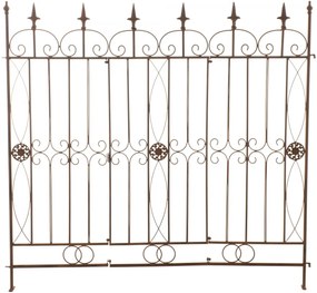 Mriežka na popínavé rastliny Mangold - 115 x 125 cm - Hnedá antik