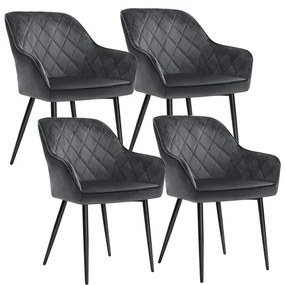 Set štyroch jedálenských stoličiek LDC088G01-4 (4 ks)