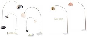 ACA DECOR Stojacia lampa MATILDA, biela farba