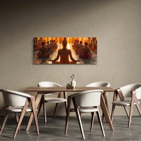 Obraz - Lekcia jogy (120x50 cm)